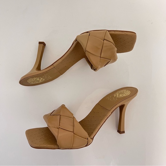 Vince Camuto Brelanie Braided Strap Sandal In Dulce De Lec Color NIB - Reemoly - Picture 11 of 15